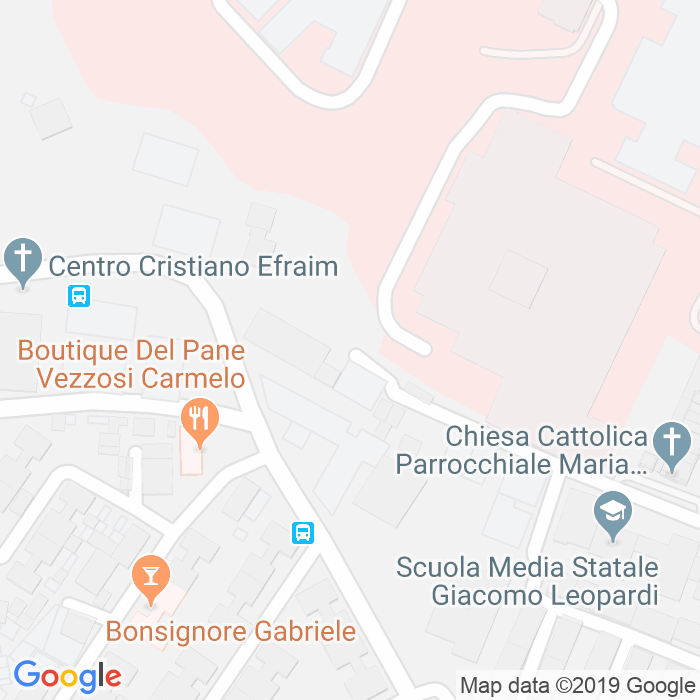 CAP di Via Antonino Duro a Messina