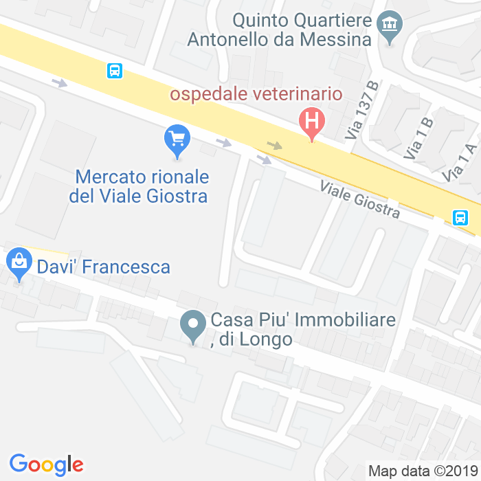 CAP di Via Antonino Ruello a Messina