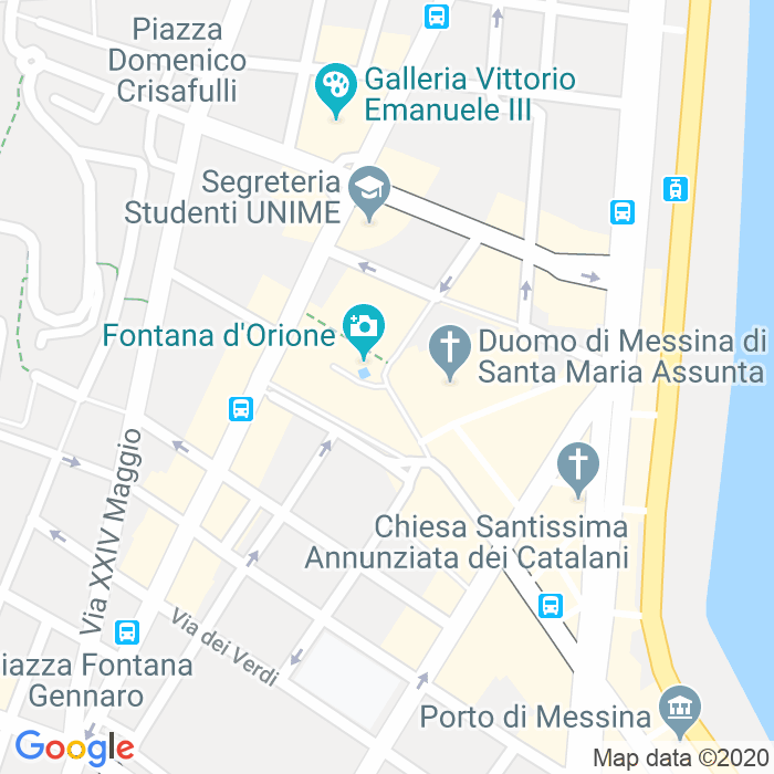 CAP di Piazza Duomo a Messina