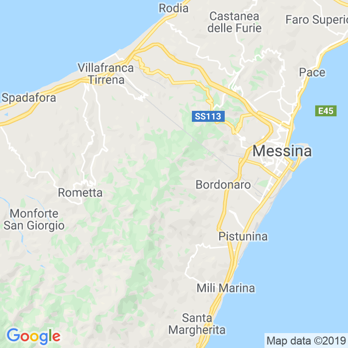 CAP di Via Dei Fabbri a Messina