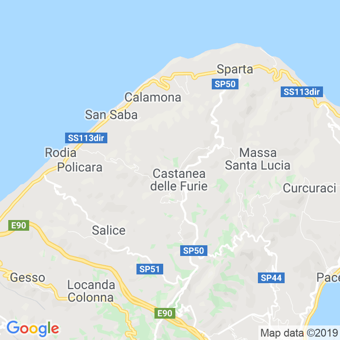 CAP di Via Acquicella a Messina