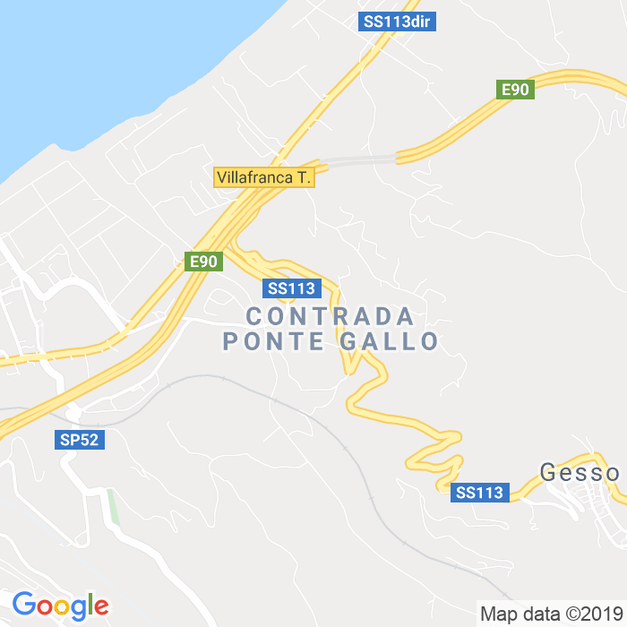 CAP di Contrada Ponte Gallo a Messina