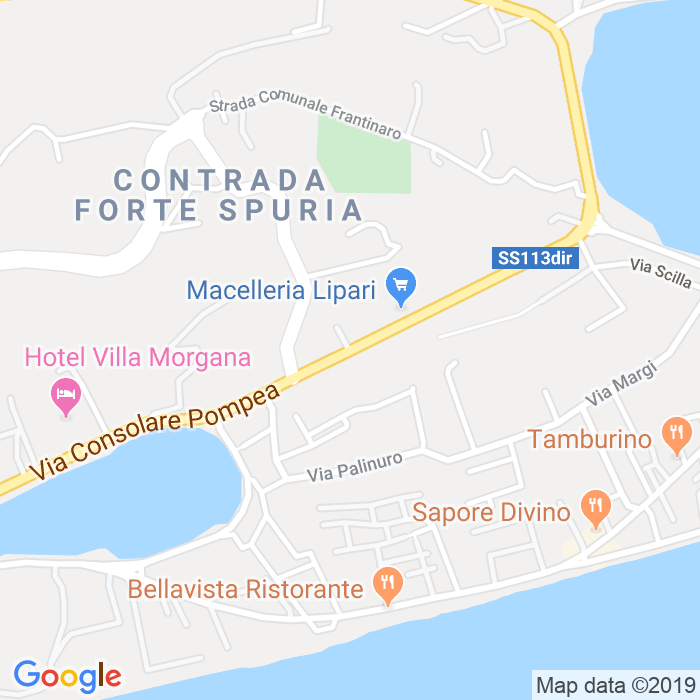 CAP di Via Consolare Pompea a Messina
