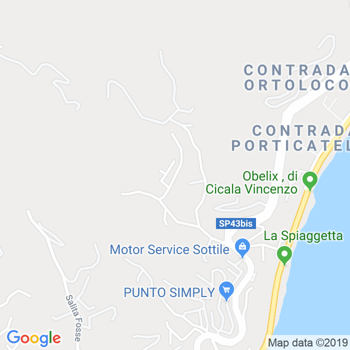 CAP di Salita Fondelle E Canale a Messina