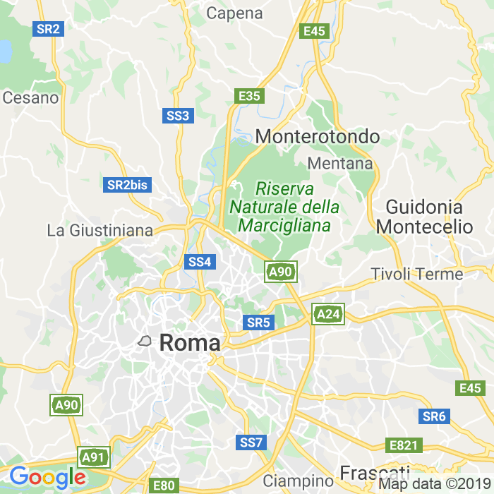 CAP di Circonvallazione Grande Raccordo Anulare a Roma