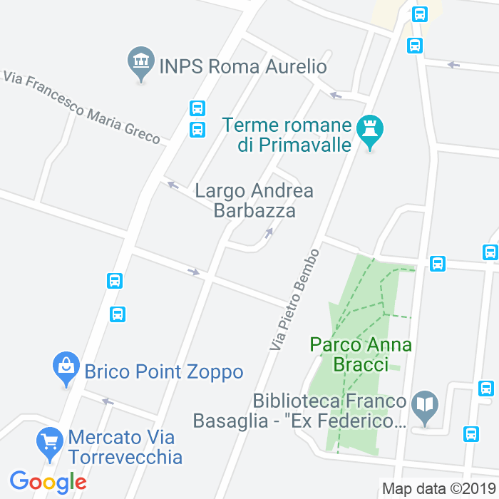 CAP di Largo Andrea Barbazza a Roma
