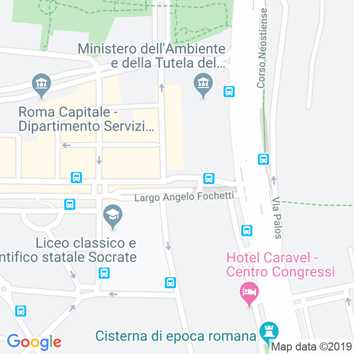 CAP di Largo Angelo Fochetti a Roma
