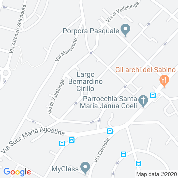 CAP di Largo Bernardino Cirillo a Roma