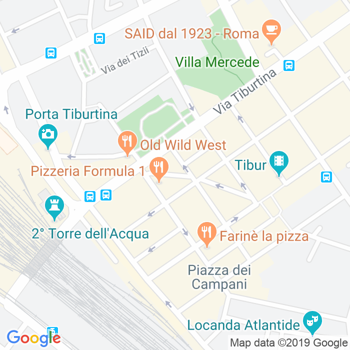 CAP di Largo Dei Falisci a Roma