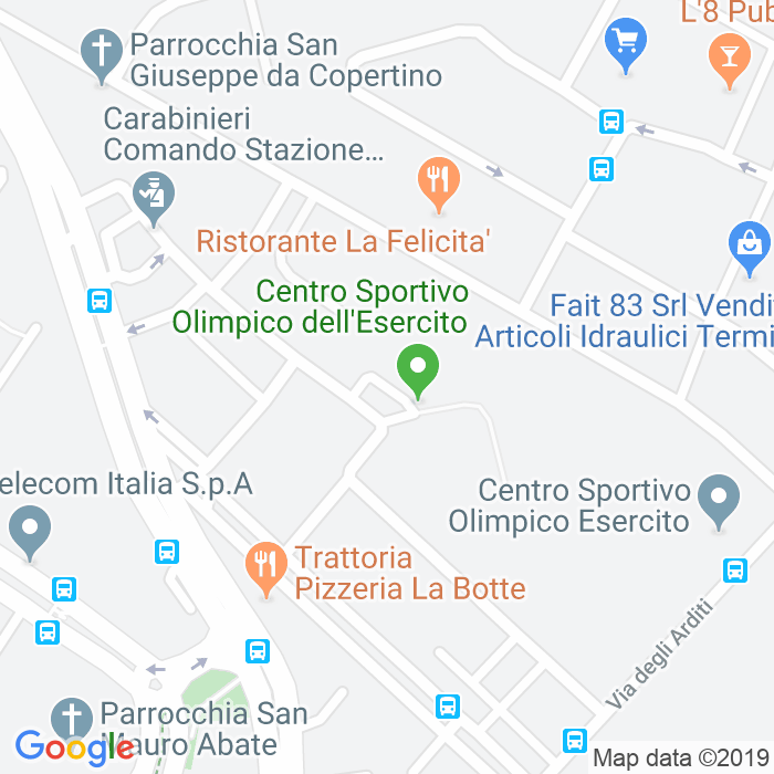 CAP di Largo Dei Portabandiera a Roma