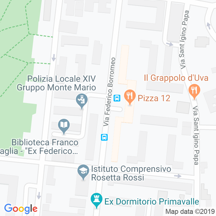 CAP di Largo Federico Borromeo a Roma