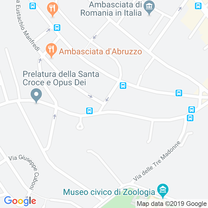 CAP di Largo Ildebrando Pizzetti a Roma