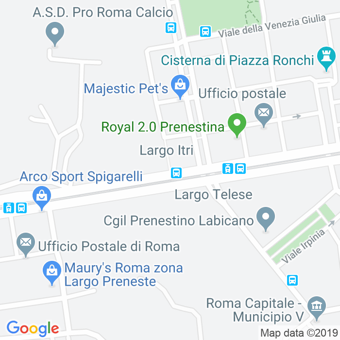 CAP di Largo Itri a Roma