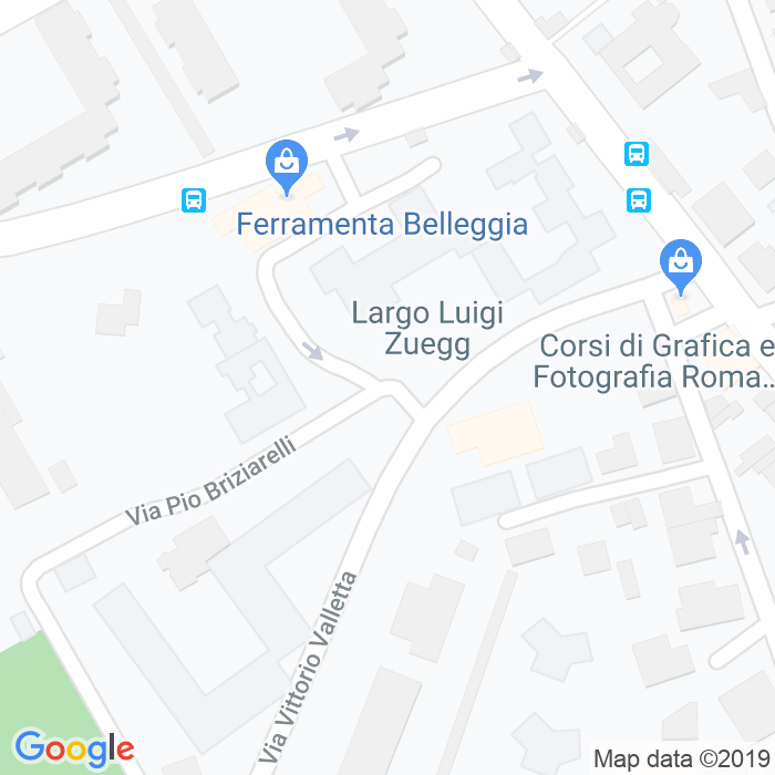 CAP di Largo Luigi Zuegg a Roma