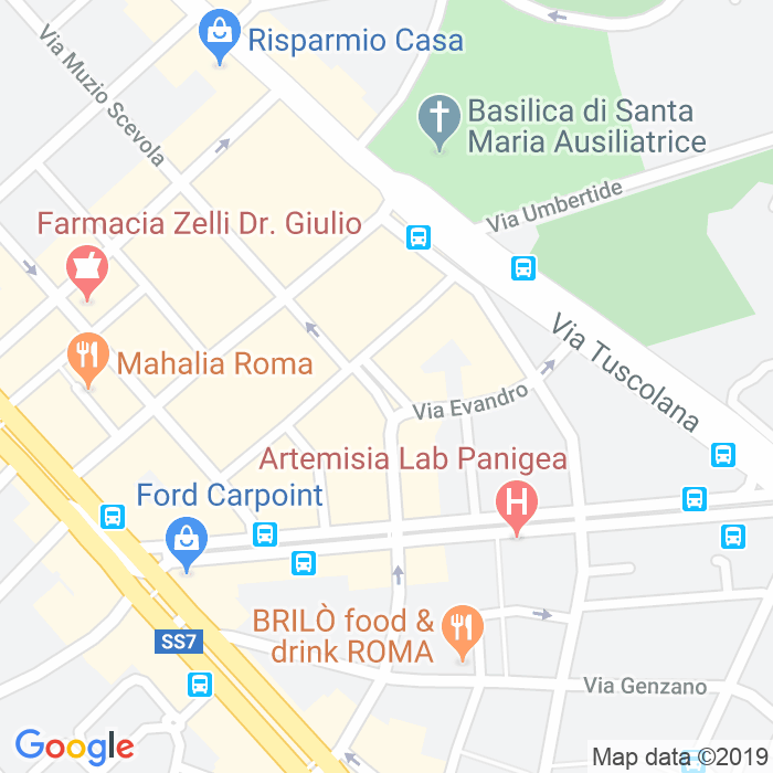 CAP di Largo Orazi E Curiazi a Roma