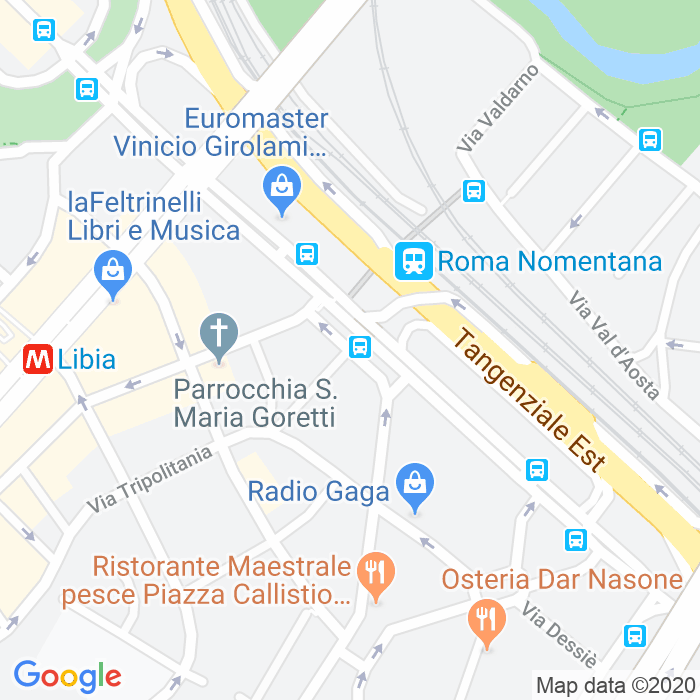 CAP di Piazza Addis Abeba a Roma