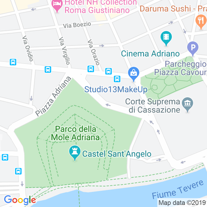 CAP di Piazza Adriana a Roma