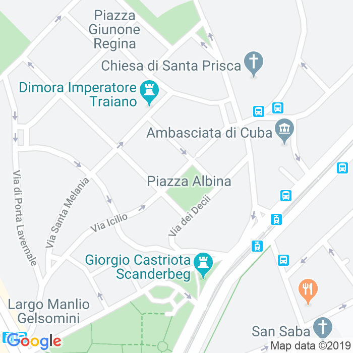 CAP di Piazza Albina a Roma