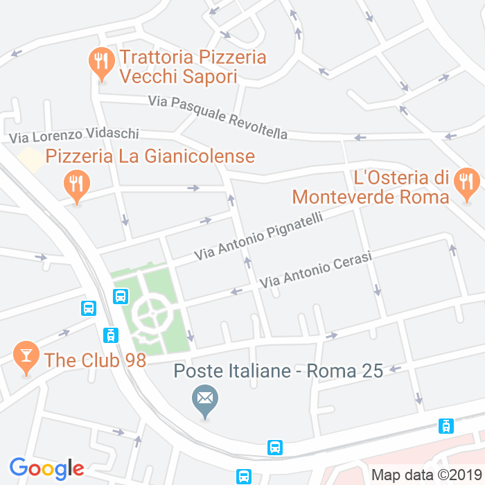CAP di Piazza Antonio Salviati a Roma