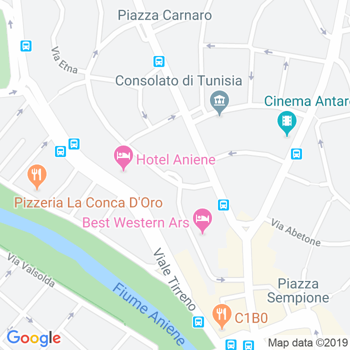 CAP di Piazza Brennero a Roma