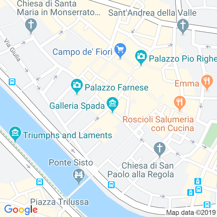 CAP di Piazza Capo Di Ferro a Roma
