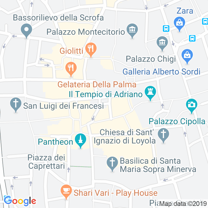 CAP di Piazza Capranica a Roma