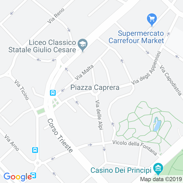 CAP di Piazza Caprera a Roma