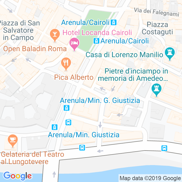 CAP di Piazza Cenci a Roma