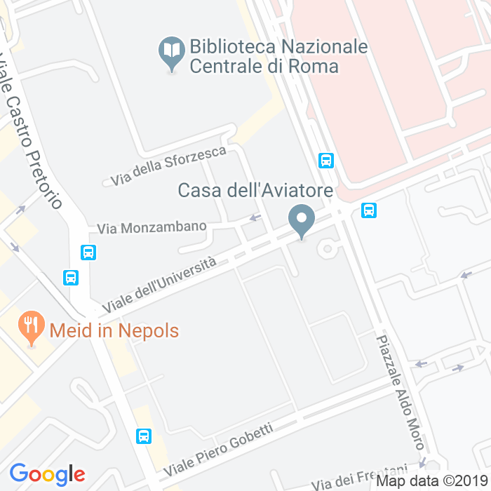 CAP di Piazza Confienza a Roma
