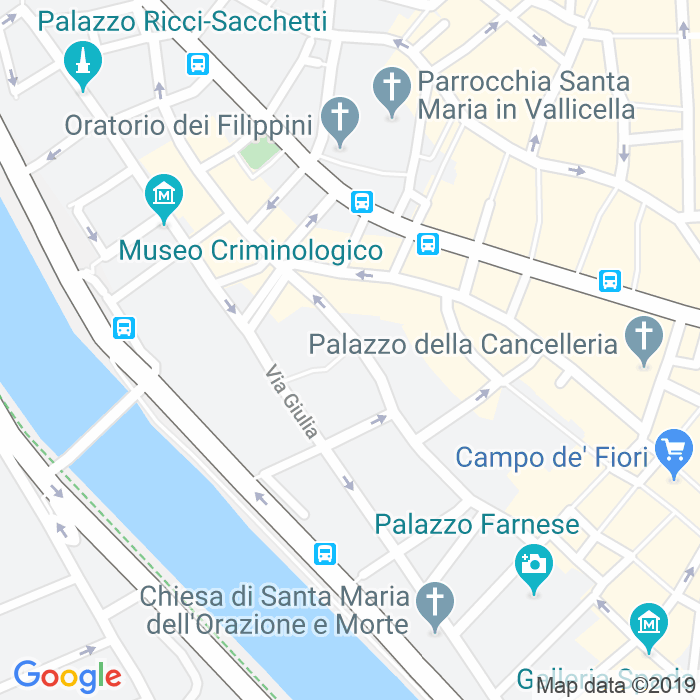 CAP di Piazza De Ricci a Roma