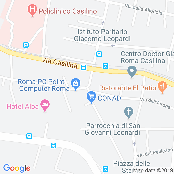 CAP di Piazza Degli Alcioni a Roma