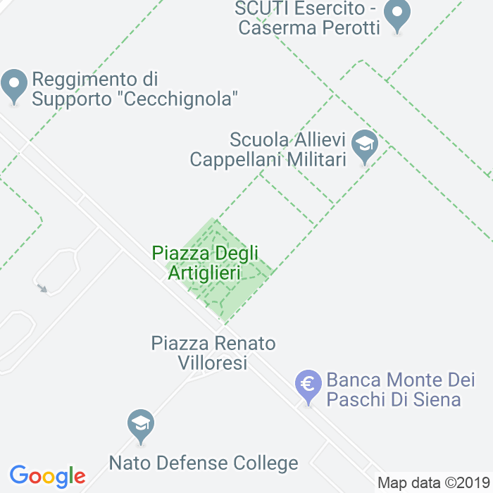 CAP di Piazza Degli Artiglieri a Roma