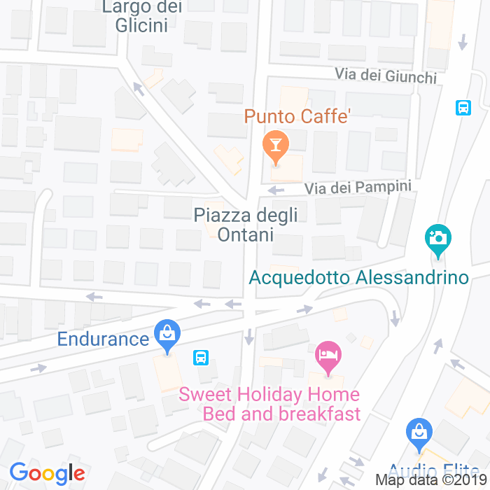 CAP di Piazza Degli Ontani a Roma