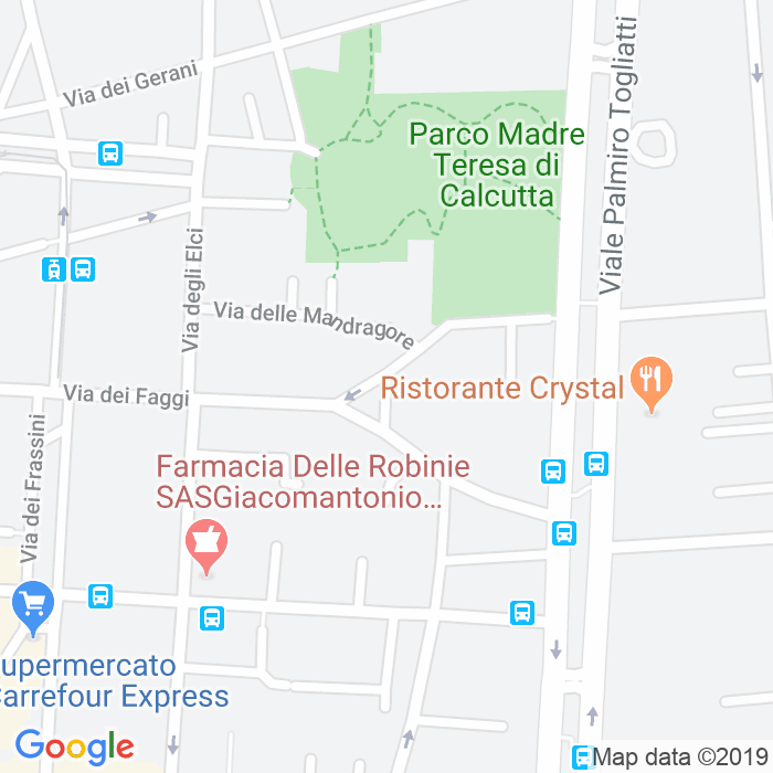 CAP di Piazza Dei Bossi a Roma