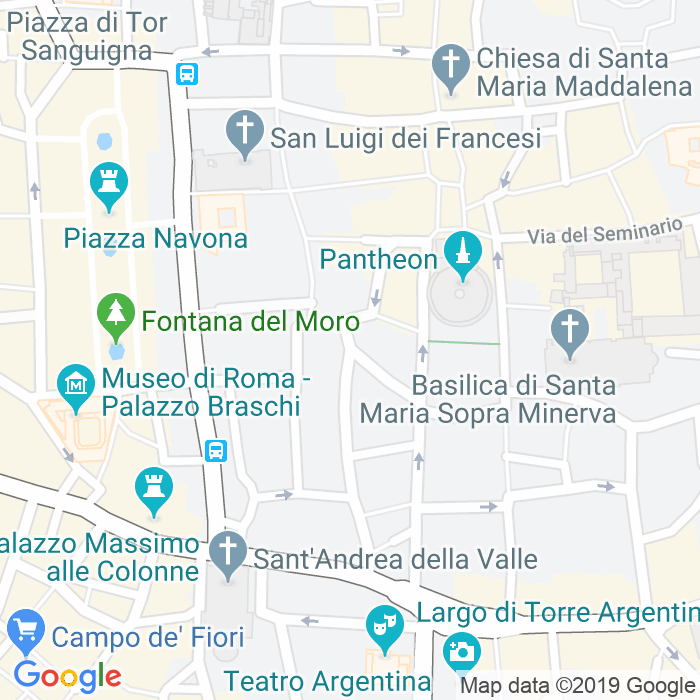 CAP di Piazza Dei Caprettari a Roma
