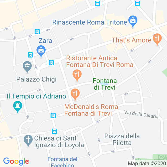 CAP di Piazza Dei Crociferi a Roma