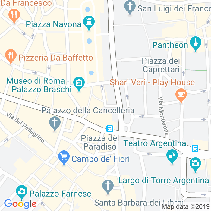 CAP di Piazza Dei Massimi a Roma