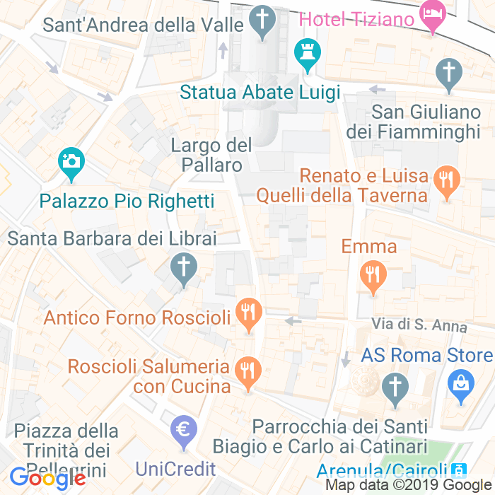CAP di Piazza Dei Satiri a Roma