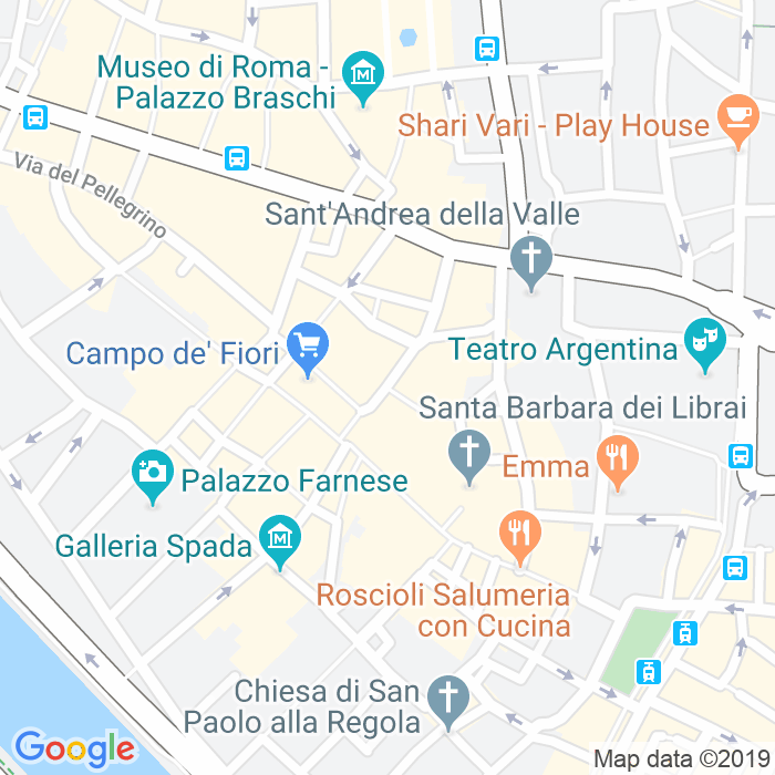 CAP di Piazza Del Biscione a Roma
