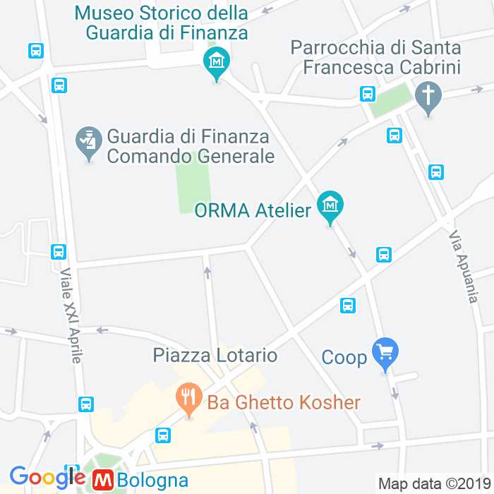 CAP di Piazza Del Campidano a Roma