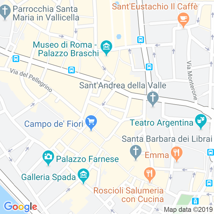CAP di Piazza Del Teatro Di Pompeo a Roma