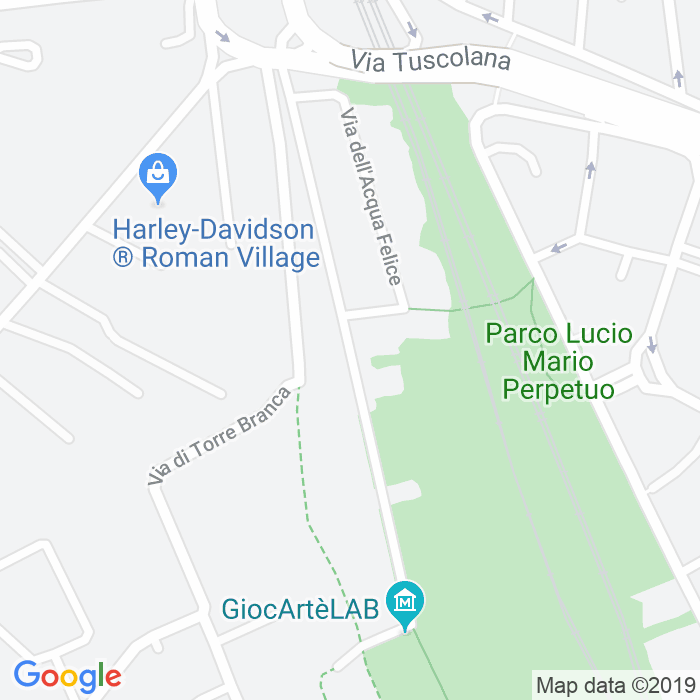 CAP di Piazza Dell Acquedotto Felice a Roma