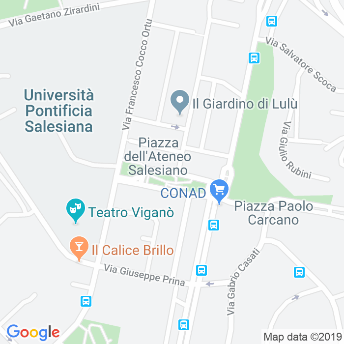 CAP di Piazza Dell Ateneo Salesiano a Roma