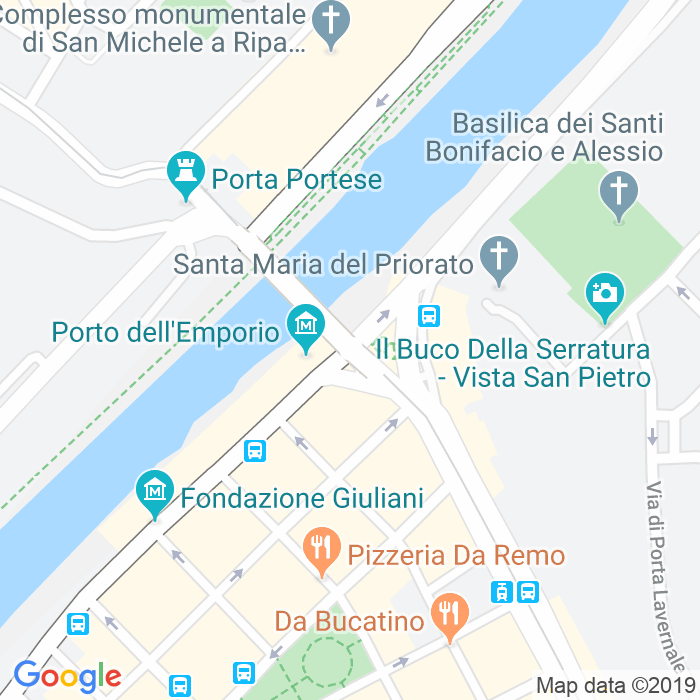 CAP di Piazza Dell Emporio a Roma