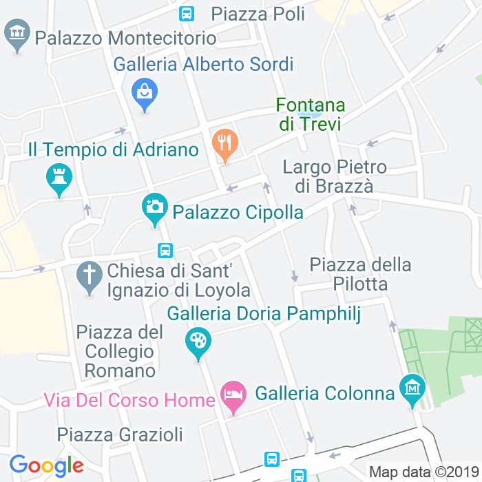 CAP di Piazza Dell Oratorio a Roma