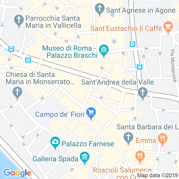CAP di Piazza Della Cancelleria a Roma