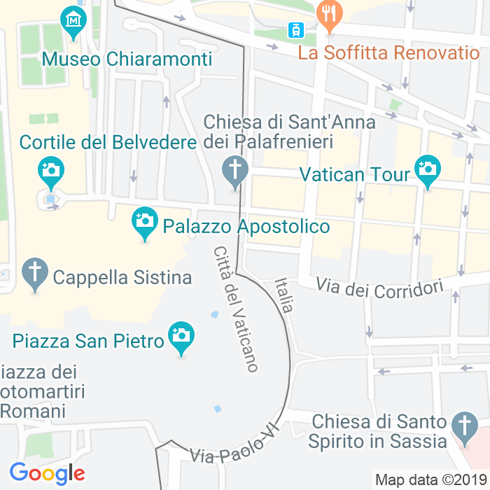 CAP di Piazza Della Citta'Leonina a Roma