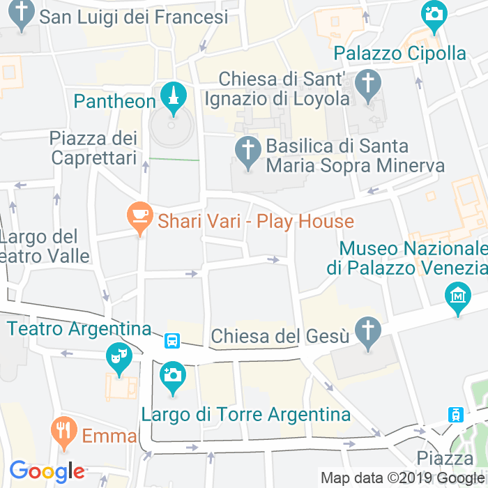 CAP di Piazza Della Pigna a Roma