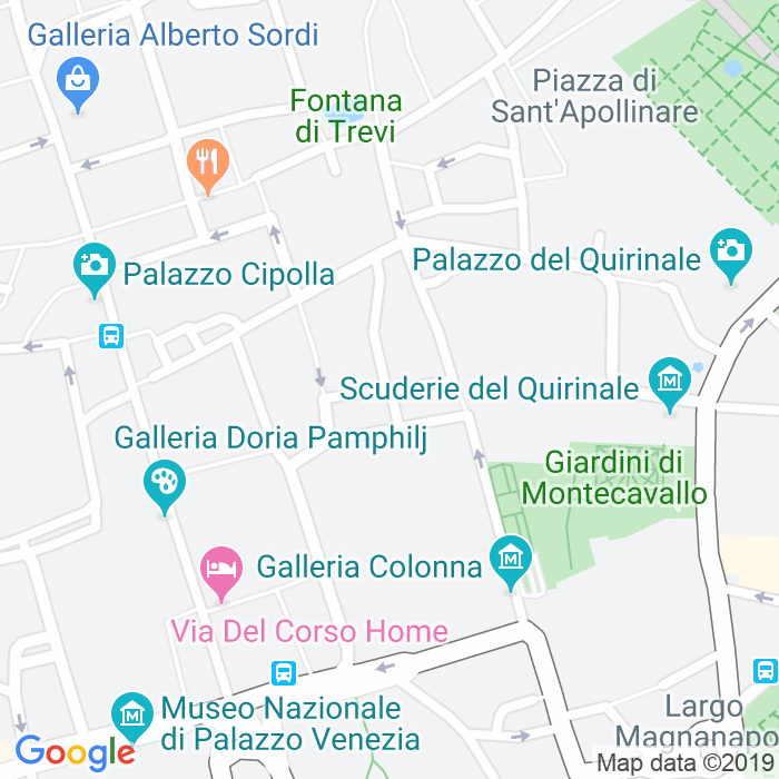 CAP di Piazza Della Pilotta a Roma