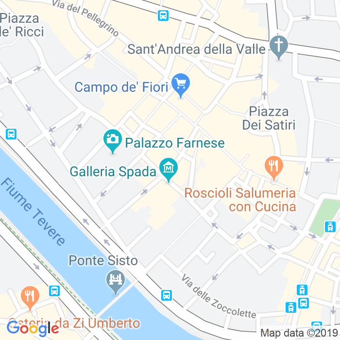 CAP di Piazza Della Quercia a Roma